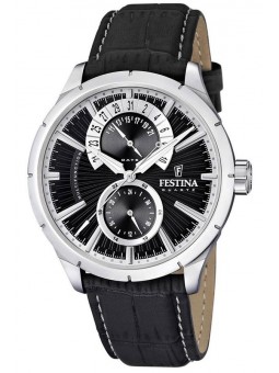 Montre Homme Festina F16573-3 Bracelet Cuir Noir