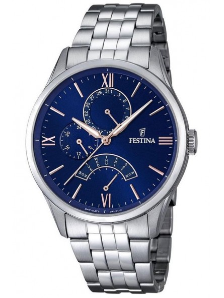 Montre Homme Festina F16822-3 Bracelet Acier