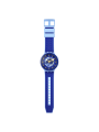 Montre Homme Swatch Bouncing Blue bracelet Silicone SB05N105
