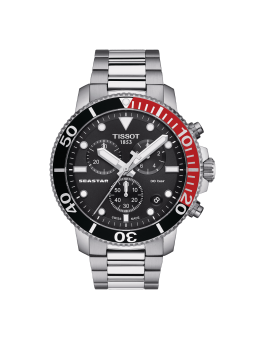 Montre Homme Tissot Seastar 1000 chronograph bracelet Acier T1204171105101
