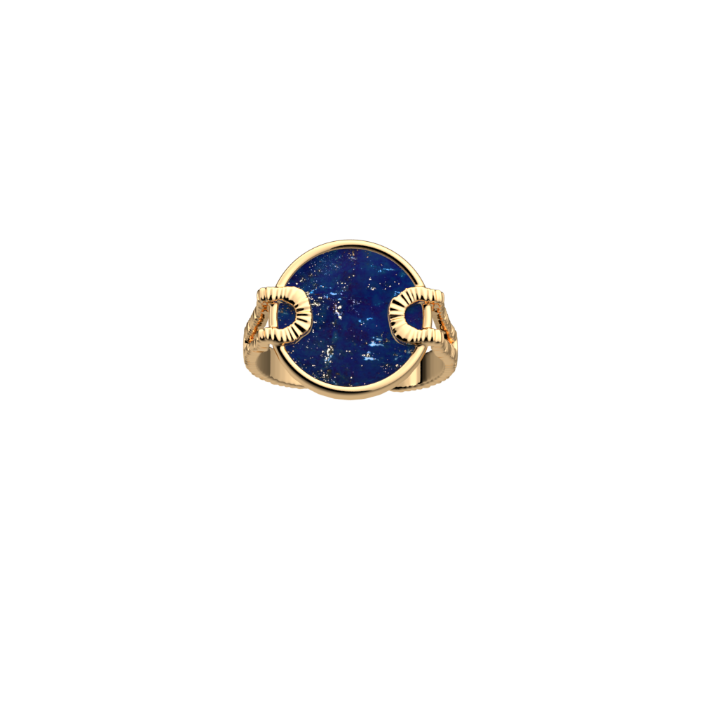 Les Georgettes - Bague Nomade, Lapis Lazuli - L, taille 56