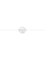 Les Georgettes - Bracelet chaîne Perroquet - diamètre 16 mm, taille 19 cm