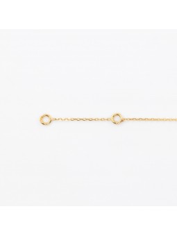 Bracelet Licorne Email 16 cm Or Jaune 750