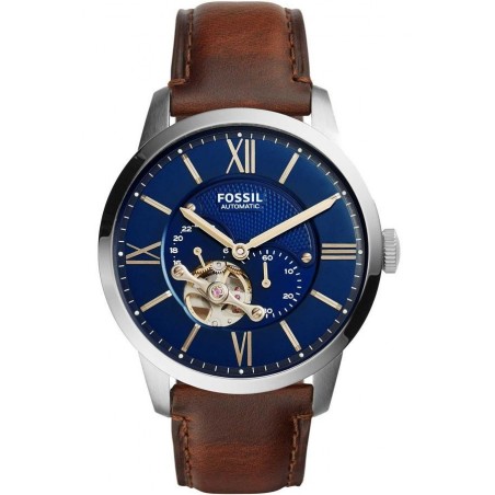 Montre Homme Fossil Automatique Townsman Cuir Marron - ME3110
