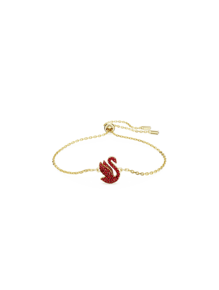 Swarovski - Bracelet Iconic Swarovski Swan, Cygne doré - Ref 5656841