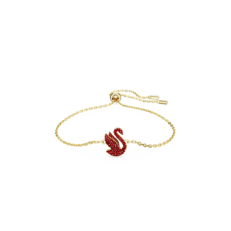 Swarovski - Bracelet Iconic Swarovski Swan, Cygne doré - Ref 5656841