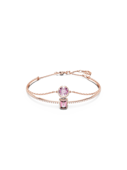 Swarovski - Bracelet-jonc Stilla doré rose - Ref 5668243