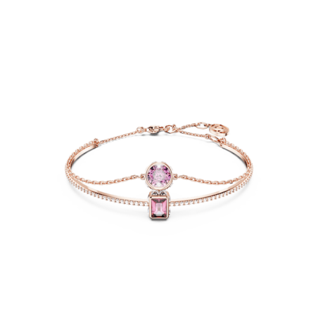 Swarovski - Bracelet-jonc Stilla doré rose - Ref 5668243