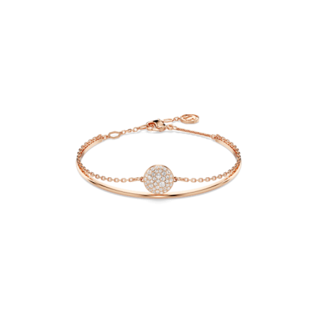 Swarovski - Bracelet-jonc Meteora doré rose - Ref 5683452