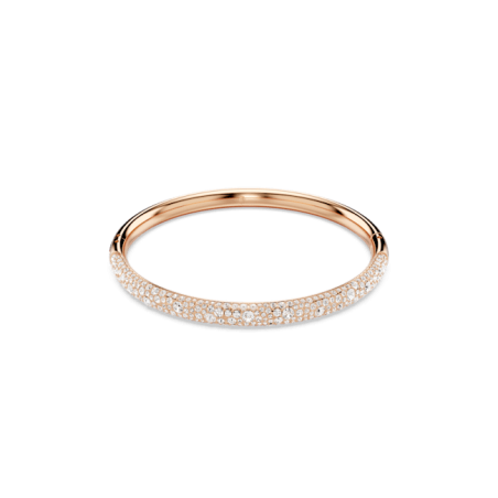 Swarovski - Bracelet-jonc Meteora, Pavé neige, doré rose - Ref 5688611