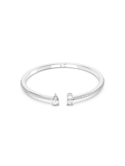 Swarovski - Bracelet jonc Attract argenté - Ref 5556912
