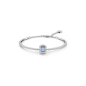 Swarovski - Bracelet-jonc Millenia, cristal Bleu, métal rhodié - Ref 5620556
