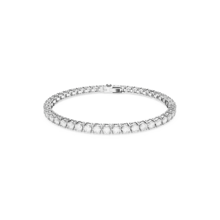 Swarovski - Bracelet Matrix Tennis, Métal rhodié - Ref 5648938