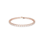 Swarovski - Bracelet Matrix Tennis, doré rose - Ref 5657659