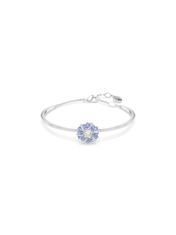 Swarovski - Bracelet Idyllia, cristal bleu, argenté - Ref 5680014