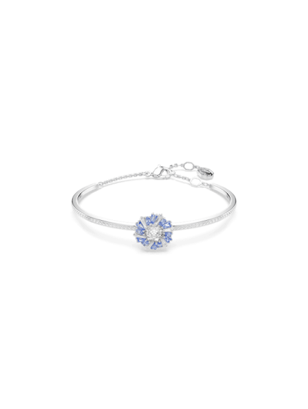 Swarovski - Bracelet Idyllia, cristal bleu, argenté - Ref 5680014