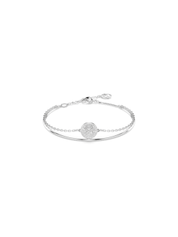 Swarovski - Bracelet-jonc Meteora, Blanc, Métal rhodié - Ref 5683447