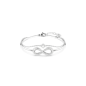 Swarovski - Bracelet-jonc Hyperbola, Infini, Blanc, Métal rhodié - Ref 5684049