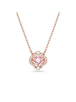 Swarovski - Collier Swarovski Sparkling Dance, doré rose - Ref 5514488