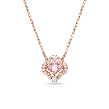 Swarovski - Collier Swarovski Sparkling Dance, doré rose - Ref 5514488