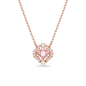 Swarovski - Collier Swarovski Sparkling Dance, doré rose - Ref 5514488