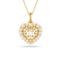 Swarovski - Collier Hyperbola doré et Pendentif cristal - Ref 5680399