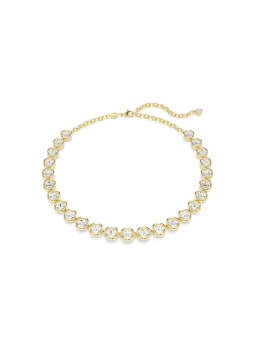 Swarovski - Collier Imber doré et Cristal blanc - Ref 5682585