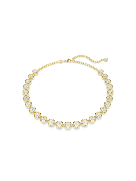 Swarovski - Collier Imber doré et Cristal blanc - Ref 5682585