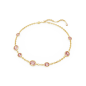 Swarovski - Collier Imber doré et Cristal rose - Ref 5684239
