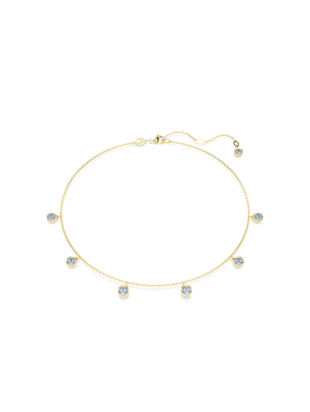 Swarovski - Collier Imber Bleu clair, doré - Ref 5688246