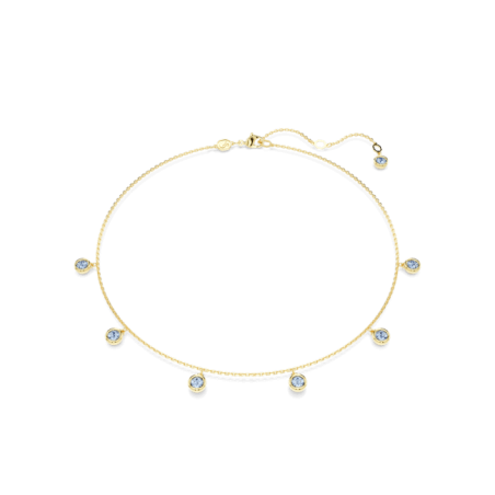 Swarovski - Collier Imber Bleu clair, doré - Ref 5688246