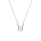 Swarovski - Collier Attract Carré, Blanc, Métal rhodié - Ref 5510696