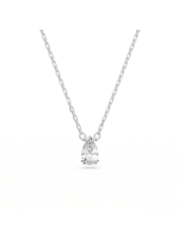 Swarovski - Collier Millenia et Pendentif forme poire cristal blanc - Ref 5636708