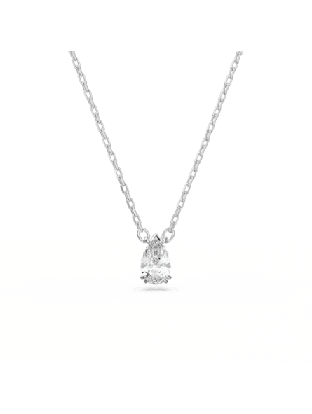 Swarovski - Collier Millenia et Pendentif forme poire cristal blanc - Ref 5636708