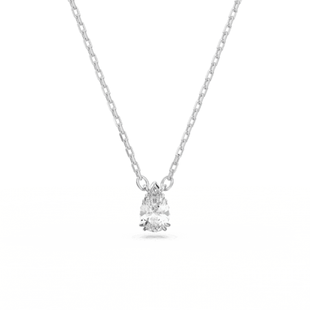 Swarovski - Collier Millenia et Pendentif forme poire cristal blanc - Ref 5636708