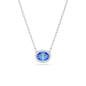 Swarovski - Collier Constella Bleu, Métal rhodié - Ref 5671809