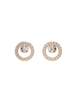 Swarovski - Clous d'oreilles Creativity, doré rose - Ref 5199827