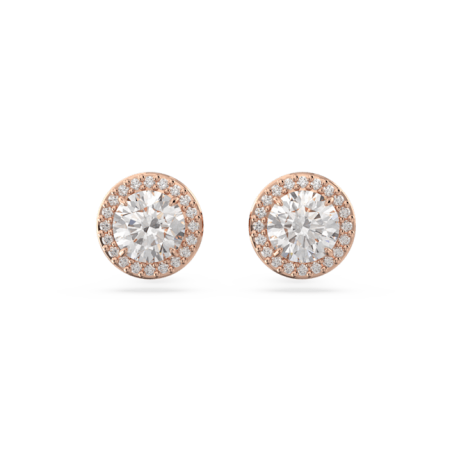 Swarovski - Boucles d'oreilles Constella doré rose - Ref 5636275