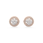 Swarovski - Boucles d'oreilles Constella doré rose - Ref 5636275