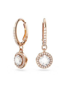 Swarovski - Pendants d'oreilles Constella, doré rose - Ref 5638769
