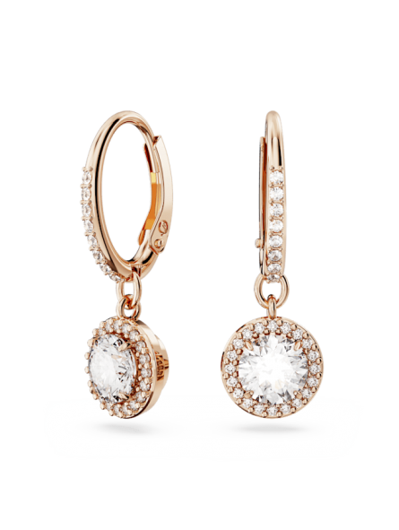 Swarovski - Pendants d'oreilles Constella, doré rose - Ref 5638769
