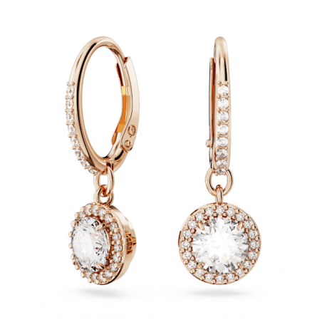 Swarovski - Pendants d'oreilles Constella, doré rose - Ref 5638769