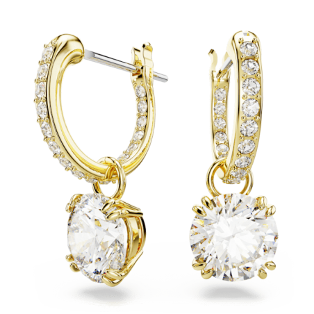 Swarovski - Pendants d'oreilles Constella, doré - Ref 5638802