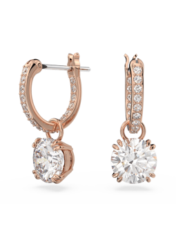 Swarovski - Pendants d'oreilles Constella, doré rose - Ref 5639975