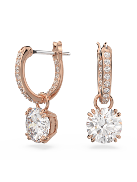 Swarovski - Pendants d'oreilles Constella, doré rose - Ref 5639975