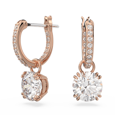 Swarovski - Pendants d'oreilles Constella, doré rose - Ref 5639975