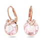 Swarovski - Pendants d'oreilles Bella V, doré rose - Ref 5662114