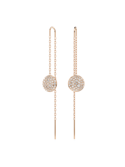 Swarovski - Pendants d'oreilles Meteora, doré rose - Ref 5689427