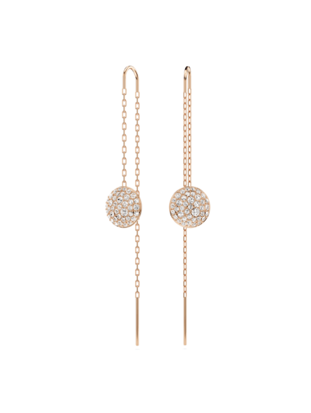 Swarovski - Pendants d'oreilles Meteora, doré rose - Ref 5689427