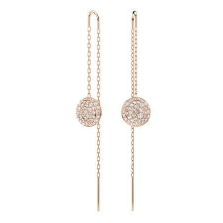 Swarovski - Pendants d'oreilles Meteora, doré rose - Ref 5689427